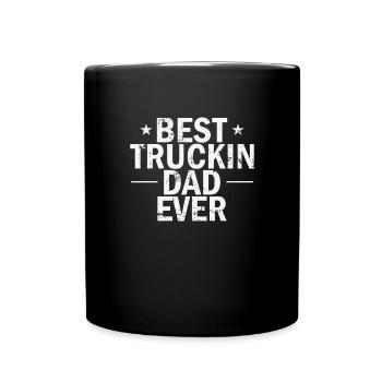 Meilleur Truckin Papa Jamais Occupation Longue Distance - Mug uni - noir - Devant