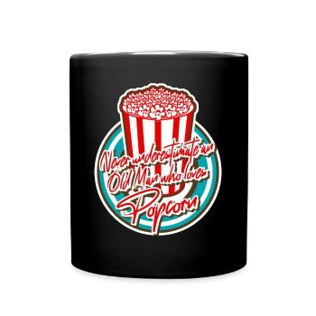 Popcorn Joke - Full Colour Mug - black - Front