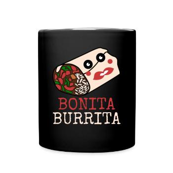 Burritos Bonita Burrito - Full Colour Mug - black - Front