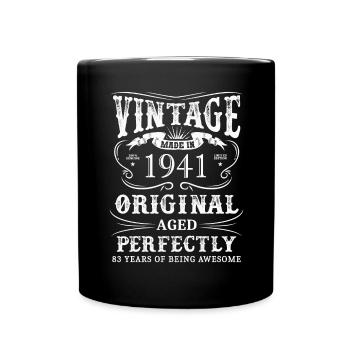 Vintage Made In 1941 83 ans d’être génial - Mug uni - noir - Devant