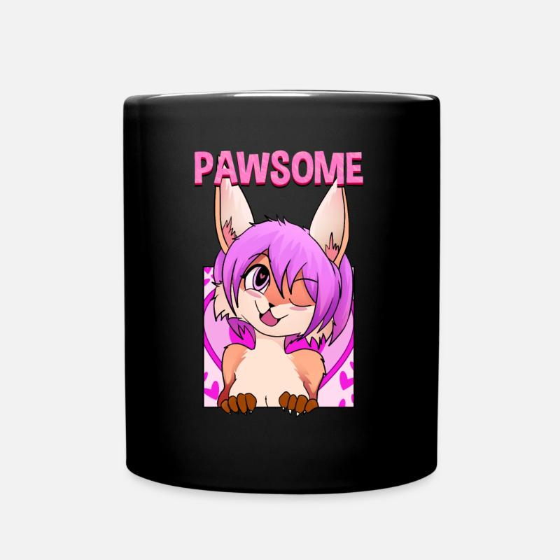 Pawsome I Furry Fandom Cospaly - Tasse einfarbig - Schwarz