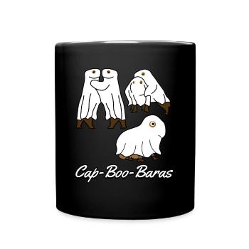 Capybaras Ghosts Capybara - Tasse einfarbig - Schwarz - Vorne