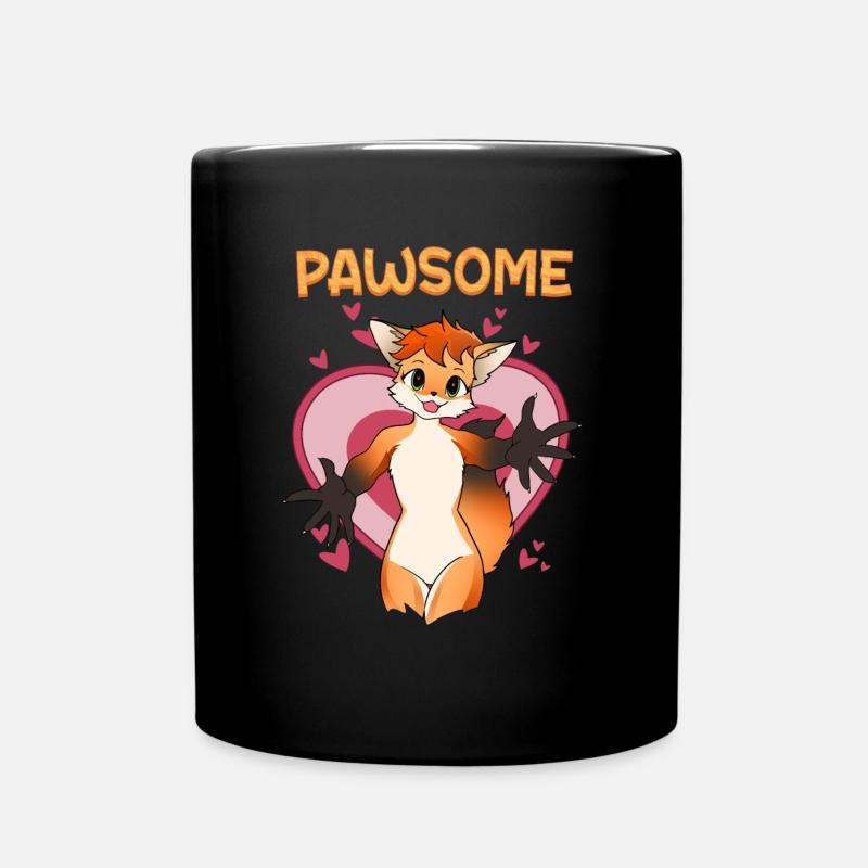 Pawsome I Furry Fandom Cospaly - Tasse einfarbig - Schwarz