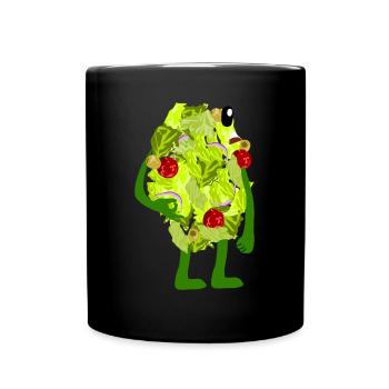 Salades Salades Circle Game Vegan - Mug uni - noir - Devant