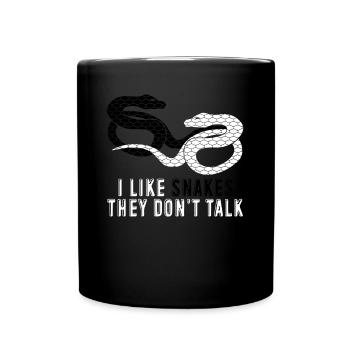 Snakes Snake - Full Colour Mug - black - Front