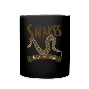 Snake Snakes - Full Colour Mug - black - Front