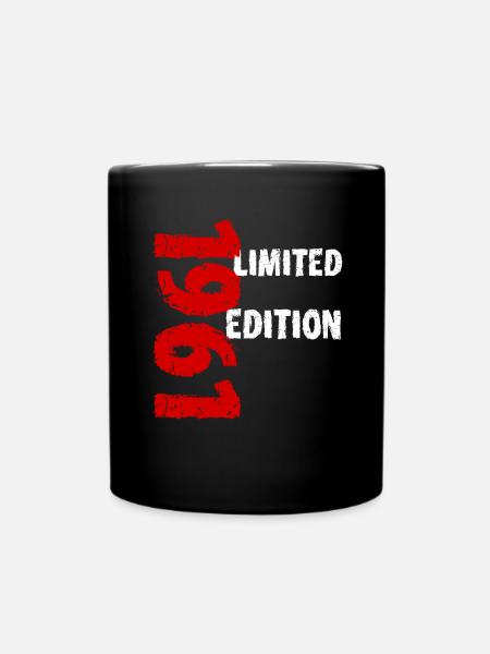 1961 édition limitée anniversaire cadeau femme mari - Mug uni - noir