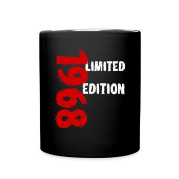 1968 Limited Edition Birthday Gift Wife Husband - Full Colour Mug - black - Front