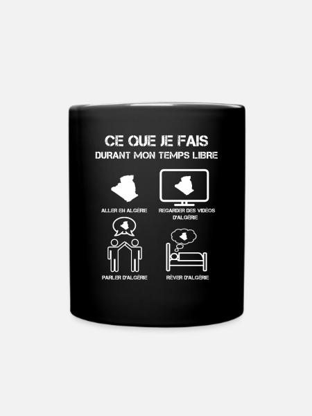 temps libre algérie - Mug uni - noir