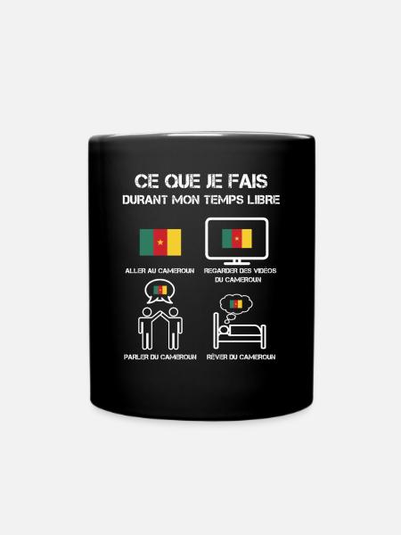 temps libre cameroun - Mug uni - noir