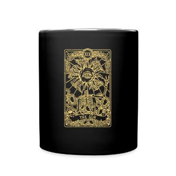The Sun I Goth Tarot Card I Fortune Teller - Full Colour Mug - black - Front
