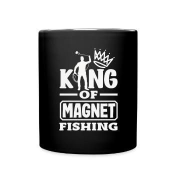 Magnetfischen Detektion Schatzsuche - Tasse einfarbig - Schwarz - Vorne