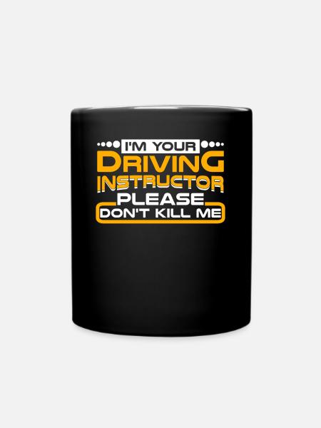 Moniteur d’auto-école - Mug uni - noir