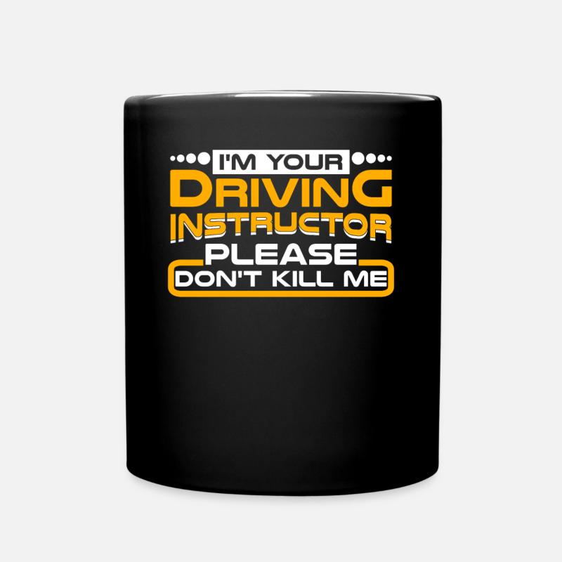 Moniteur d’auto-école - Mug uni - noir
