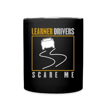 Moniteur d’auto-école Apprenti conducteur - Mug uni - noir - Devant