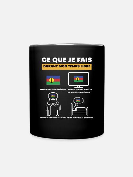 Nouvelle Calédonie durant temps libre - Mug uni - noir
