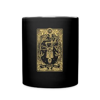 The Hanged Man I Goth Tarot Card I Fortune Teller - Full Colour Mug - black - Front