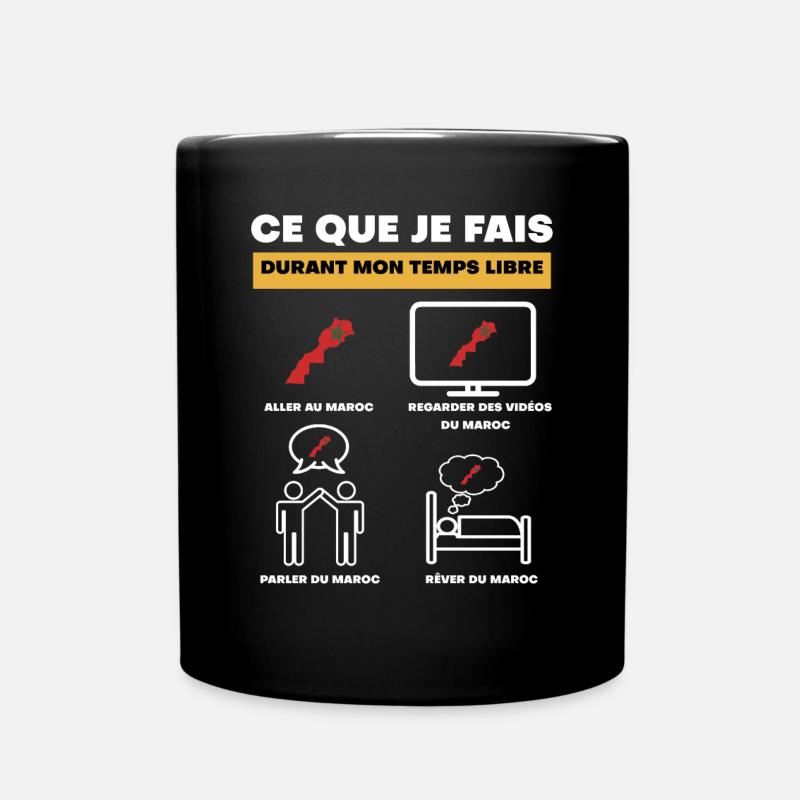 maroc durant temps libre - Mug uni - noir