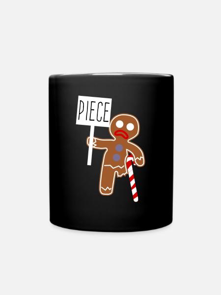 Gingerbread Man - Tasse einfarbig - Schwarz