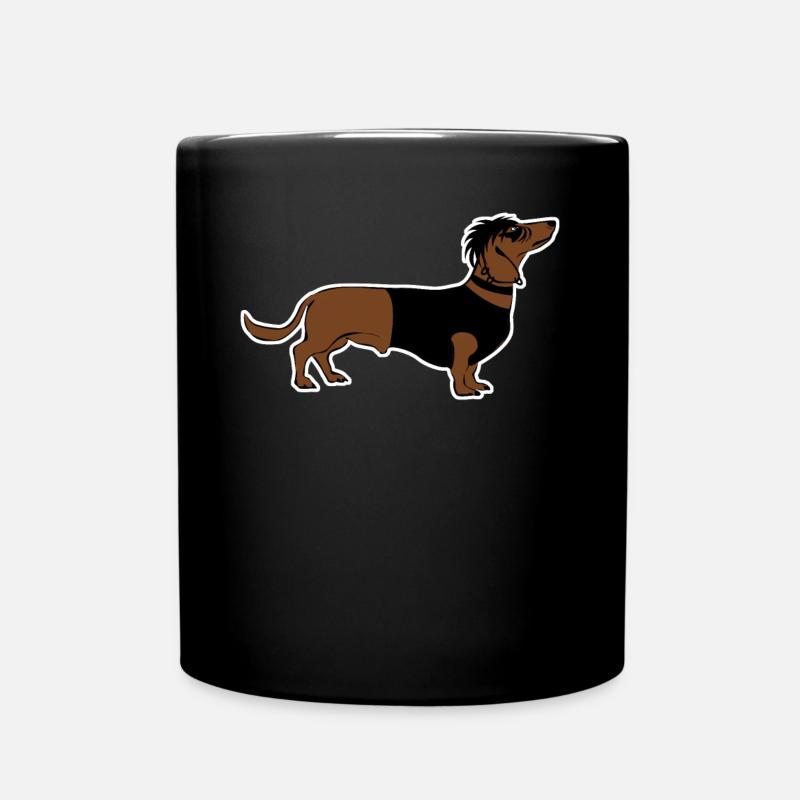 Goth Teckel Gothique - Mug uni - noir