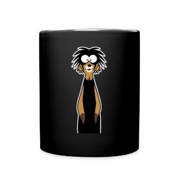 Goth Merkat Gothique - Mug uni - noir - Devant