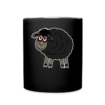 Goth Mouton Gothique - Mug uni - noir - Devant