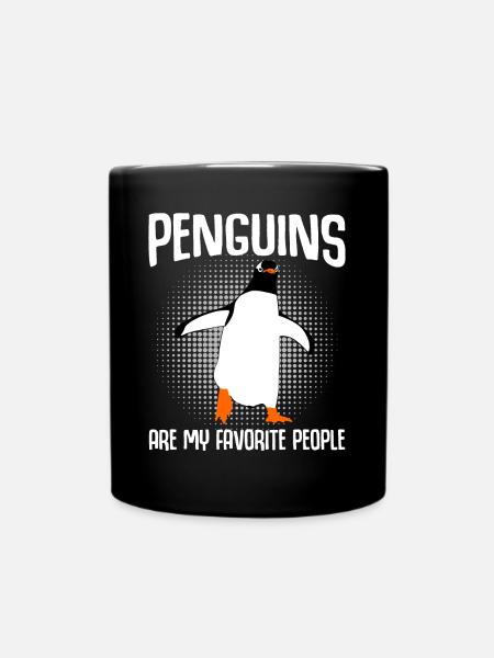 Penguins Penguin - Tasse einfarbig - Schwarz