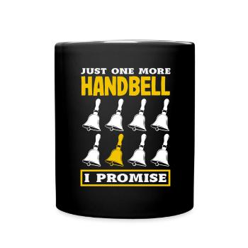 Choral Musical Instrument Hand Bell - Full Colour Mug - black - Front
