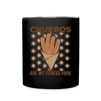 Churros Joke Churrería - Mug uni - noir - Devant
