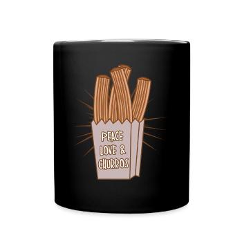 Churrería Churros - Mug uni - noir - Devant