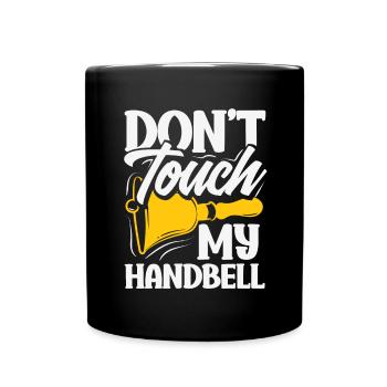 Choral Musical Instrument Hand Bell - Full Colour Mug - black - Front