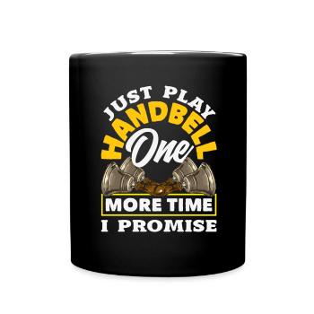 Choral Musical Instrument Hand Bell - Full Colour Mug - black - Front