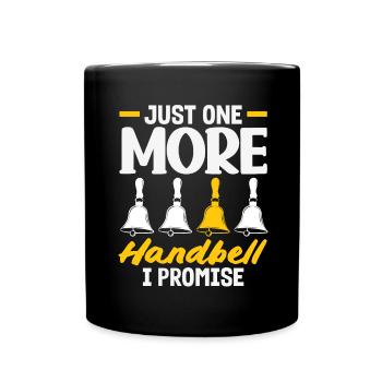 Choral Musical Instrument Hand Bell - Full Colour Mug - black - Front
