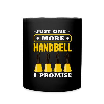 Choral Musical Instrument Hand Bell - Full Colour Mug - black - Front