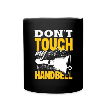 Choral Musical Instrument Hand Bell - Full Colour Mug - black - Front