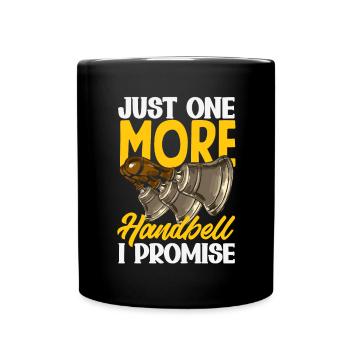 Choral Musical Instrument Hand Bell - Full Colour Mug - black - Front