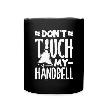 Choral Musical Instrument Hand Bell - Full Colour Mug - black - Front