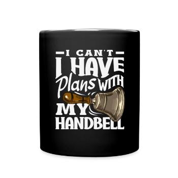 Choral Musical Instrument Hand Bell - Full Colour Mug - black - Front
