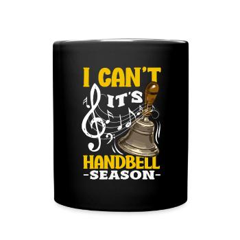 Choral Musical Instrument Hand Bell - Full Colour Mug - black - Front