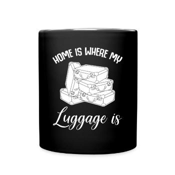 Bagages de vacances Valise Voyage - Mug uni - noir - Devant