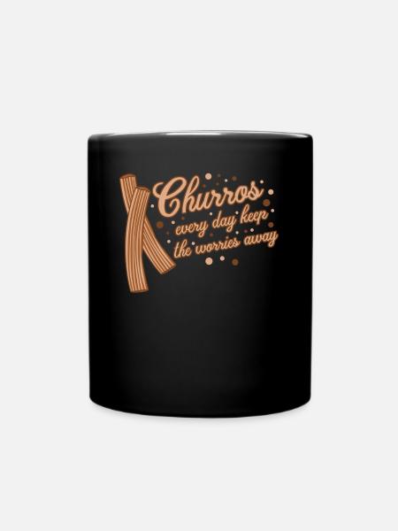 Churros - Mug uni - noir