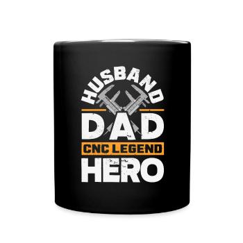 Machiniste CNC drôle - Mug uni - noir - Devant
