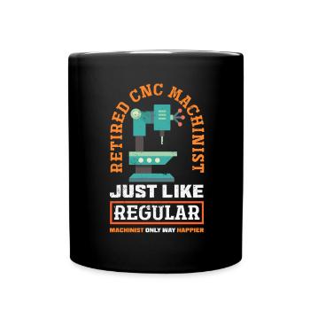 Machiniste CNC drôle - Mug uni - noir - Devant