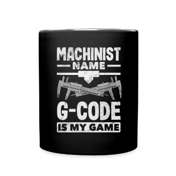 Machiniste CNC drôle - Mug uni - noir - Devant