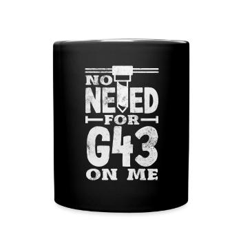 Machiniste CNC drôle - Mug uni - noir - Devant