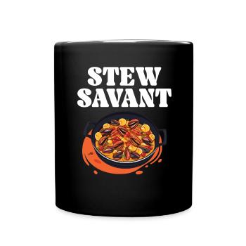 Cioppino Lover Foodie Nourriture Mer Américaine - Mug uni - noir - Devant