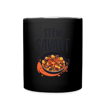 Cioppino Lover Foodie Nourriture Mer Américaine - Mug uni - noir - Devant