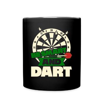 Fléchettes Jeu de fléchettes Joueur de fléchettes drôle - Mug uni - noir - Devant