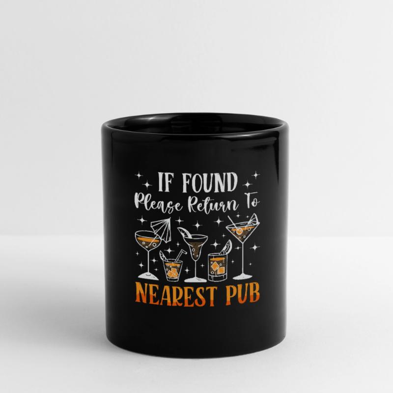 Crawled Pub Crawl Alcohol Drinking Full Colour Mug