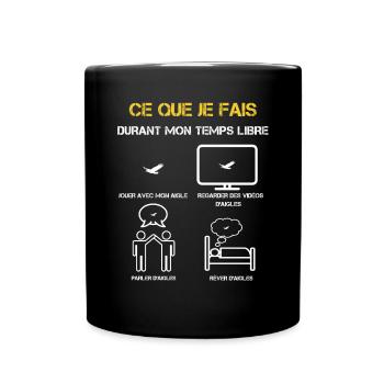 Eagle Freizeitgeschenke - Tasse einfarbig - Schwarz - Vorne